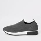 River Island Mens Knit Runner Trainers