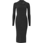 River Island Womens Rib Choker Bodycon Midi Dress