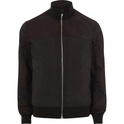 River Island Mens Funnel Neck Bomber Jacket