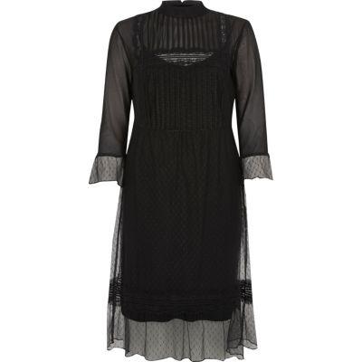 River Island Womens Lace Victorian Style Midi Dress
