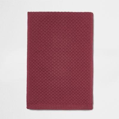 River Island Menspink Honeycomb Knit Scarf