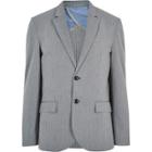 River Island Mens Cotton Seersucker Blazer
