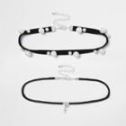 River Island Womens Pearl Choker Necklace Pack