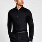 River Island Mens Long Sleeve Slim Fit Premium Shirt