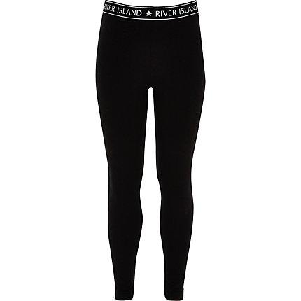 River Island Girls Ri Branded Leggings