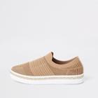 River Island Womens Knitted Runner Espadrille Sneakers