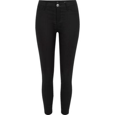 River Island Womens Petite Coated Molly Skinny Jeans