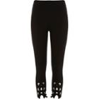 River Island Womens Petite Lace-up Leggings