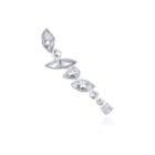 River Island Womens Silver Tone Embellished Ear Topper Cuff