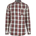 River Island Mens Plaid Check Shirt