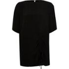 River Island Womens Ruched Drawstring Oversized T-shirt