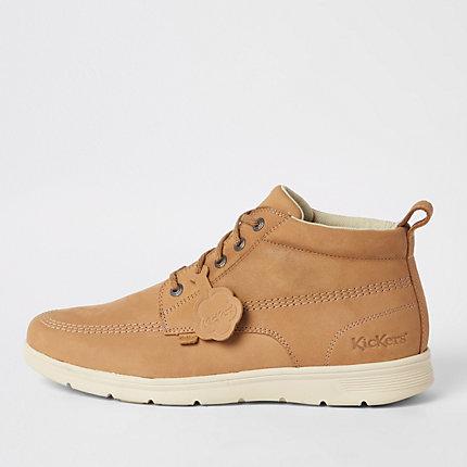 Mens Kickers Kelland Leather Lace-up Boots