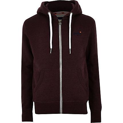 River Island Mens Superdry Zip Hoodie