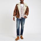 River Island Mens Straight Leg Manhattan Jeans