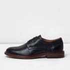River Island Mens Textured Leather Lace-up Shoes
