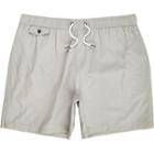 River Island Mensgrey Pocket Swim Shorts