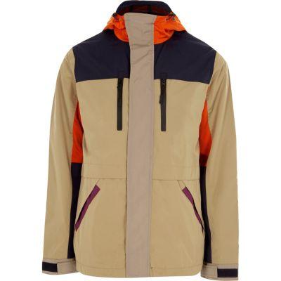 Mens Bellfield Color Block Hooded Jacket