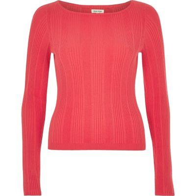 River Island Womens Slash Neck Sweater