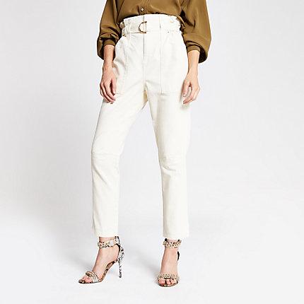 River Island Womens Paperbag Trousers
