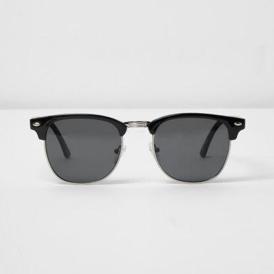 River Island Mens Retro Style Smoke Lens Sunglasses