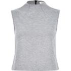 River Island Womens Scuba Grown Neck Sleeveless Top