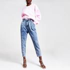 River Island Womens Acid Barrel Jeans