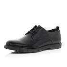 River Island Mensblack Leather Lace-up Shoes