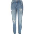 River Island Womens Ripped Relaxed Skinny Alannah Jean