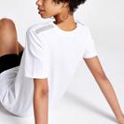 River Island Womens White Rhinestone Trim Jumbo T-shirt