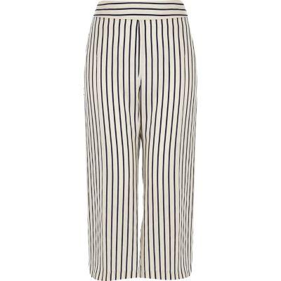 River Island Womens Ri Plus Stripe Cropped Pants