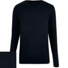 River Island Mensnavy Crew Neck Jumper