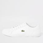 River Island Mens Lacoste White Leather Lerond Trainers