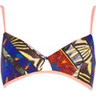 River Island Womens Print Triangle Clip Front Bikini Top