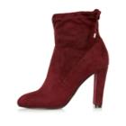 River Island Womens Tie Back Heeled Ankle Boots