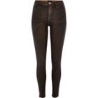 River Island Womens Coated Molly Jeggings