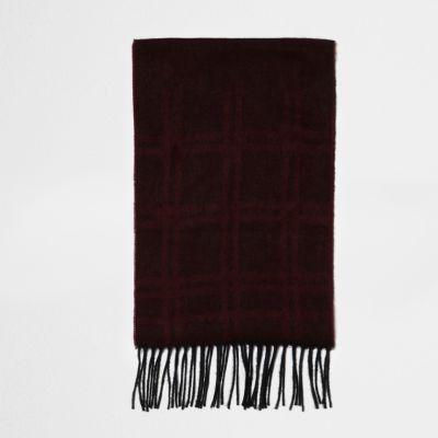 River Island Mens Check Gradient Scarf