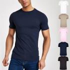 River Island Mens Multicolored Muscle Fit T-shirt 5 Pack