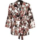 River Island Womens Paisley Print Belted Jacket