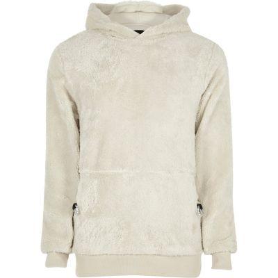 River Island Mens Teddy Hoodie