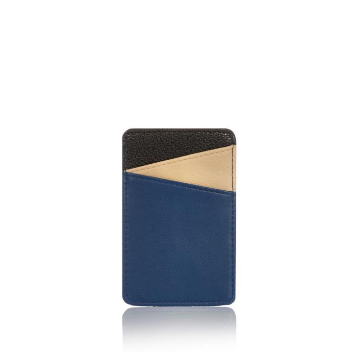 River Island Mensblue Color Block Card Holder