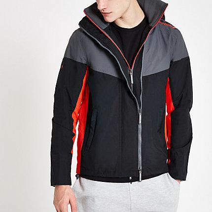 River Island Mens Superdry Hooded Zip-up Jacket