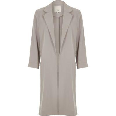 River Island Womens Ring Trim Duster Coat