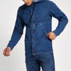 River Island Mens Only And Sons Denim Hooded Jacket