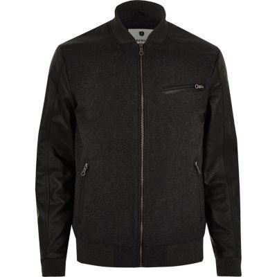 River Island Mens Jack & Jones Premium Bomber Jacket