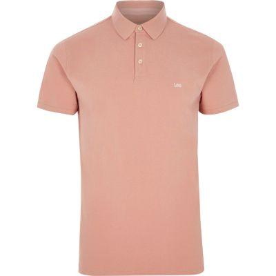 River Island Mens Lee Pique Short Sleeve Polo Shirt