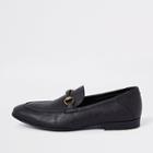 River Island Mens Faux Leather Snaffle Loafers