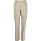 River Island Mens Linen-blend Slim Suit Pants