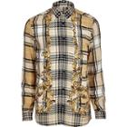 River Island Mens Jaded London Check Baroque Shirt