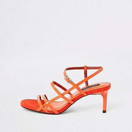 River Island Womens Caged Skinny Heel Sandals