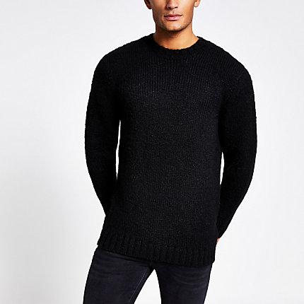 River Island Mens Long Sleeve Regular Fit Knitted Jumper